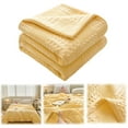 thumbnail image 1 of Blanket Soft Warm Blanket Yellow 150*200-1× Soft Warm Blanket Cotton Polyester Blanket, 1 of 8