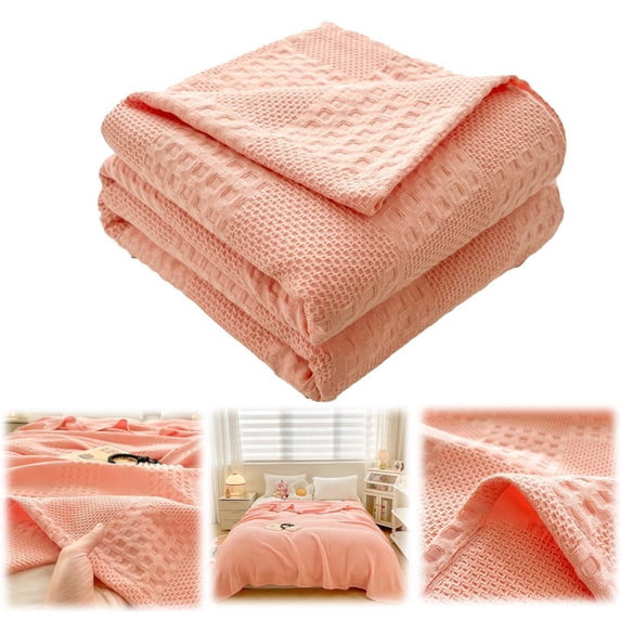 Bedding Pure Cotton Blanket Lightweight Warm Blanket Soft And Breathable Suitable For All Seasons