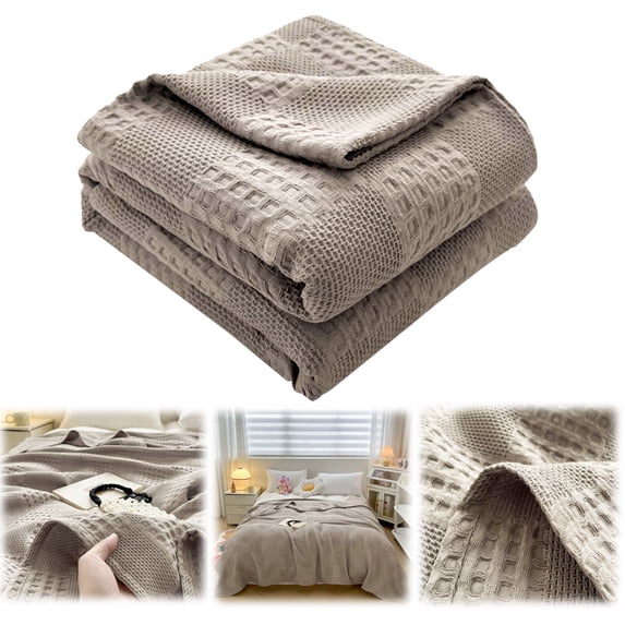 Bedding Pure Cotton Blanket Lightweight Warm Blanket Soft And Breathable Suitable For All Seasons