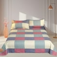 thumbnail image 1 of Bedding Set 3 Pieces | All Season Comforter & Pillowcase Set | Soft Microfiber Polyester | Fade & Shrink Resistant | Classic Multicolor | 47.2x90.5in Sheet | 29.5x19.7in Pillowcases, 1 of 6