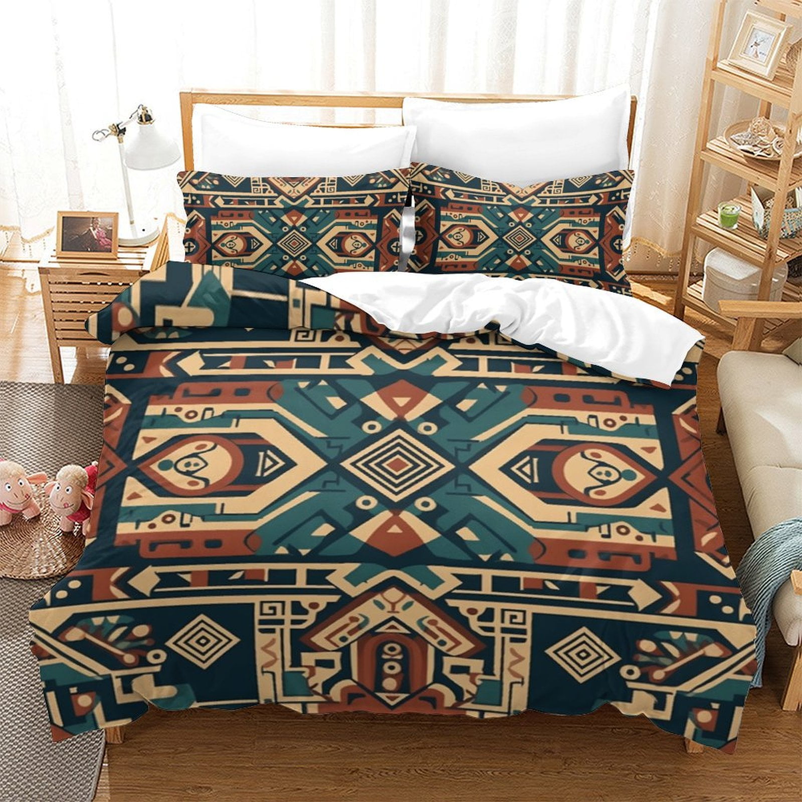 Bedding set bohemian quilt cover comforter cover pillocase luxury