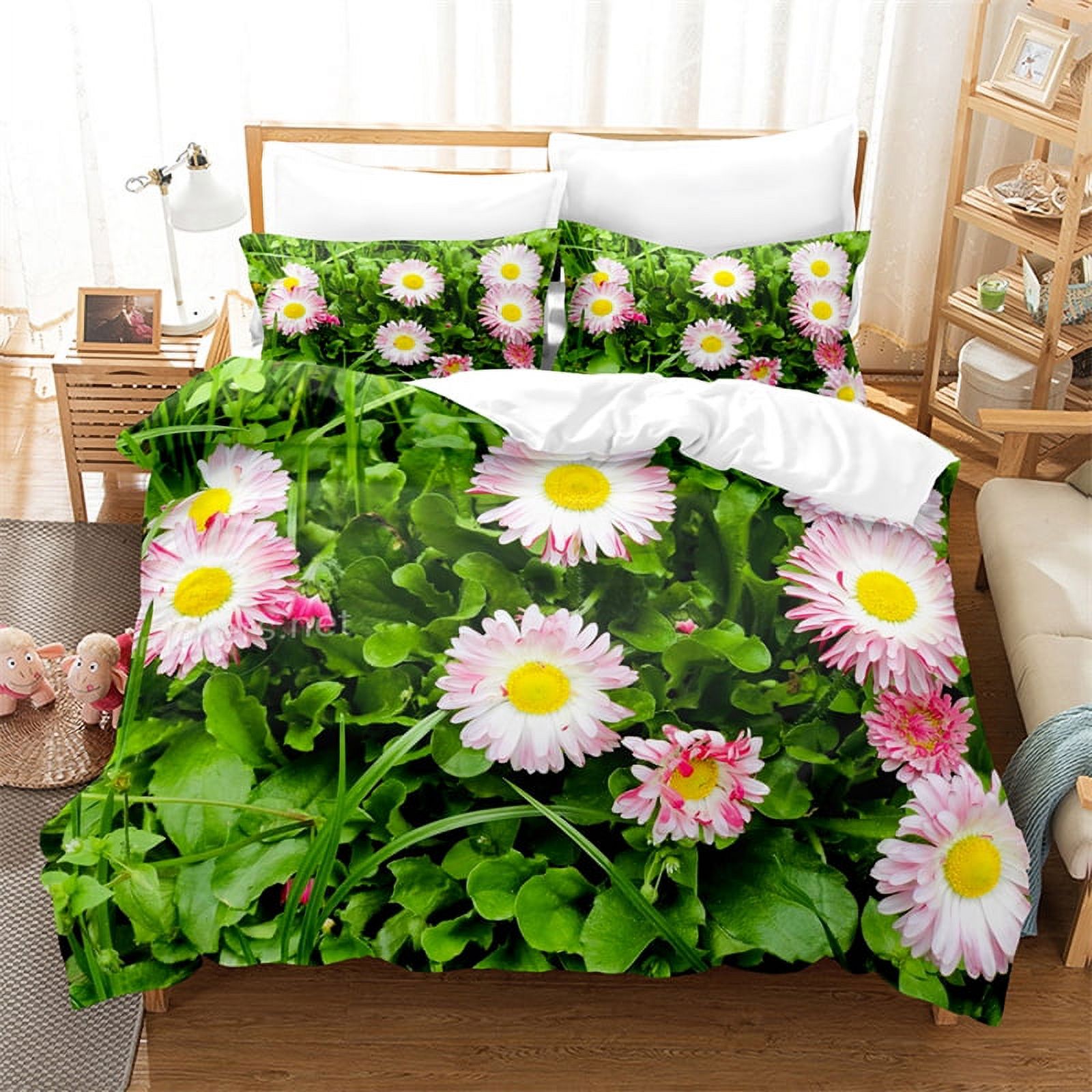 Bedding Set Colorful Daisy Duvet Cover High-grade Comforter Bedding ...