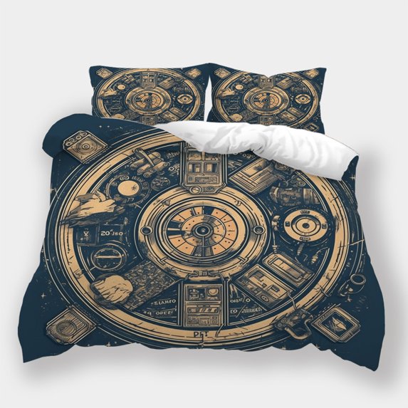 Bedding Set Game Controller Printed Comforter Cover Pillowcase Teen Adult Stylish Bedspreads,Full (80"x90")