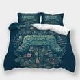 thumbnail image 1 of Bedding Set Game Controller Printed Comforter Cover Pillowcase Teen Adult Stylish Bedspreads,King (90"x104"), 1 of 5