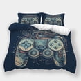 thumbnail image 1 of Bedding Set Game Controller Printed Comforter Cover Pillowcase Teen Adult Stylish Bedspreads,King (90"x104"), 1 of 5