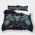 thumbnail image 1 of Bedding Set Game Controller Printed Comforter Cover Pillowcase Teen Adult Stylish Bedspreads,King (90"x104"), 1 of 5