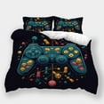 thumbnail image 1 of Bedding Set Game Handle Printed Bedspreads Teenager Cool Duvet Cover Set Bed Gift Bedroom Decor,King (90"x104"), 1 of 5