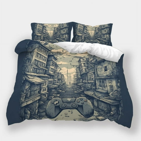 Bedding Set Game Theme Duvet Cover Set Kids Adult Newly Design Home Dormitory Bedspreads,California King (98"x104")