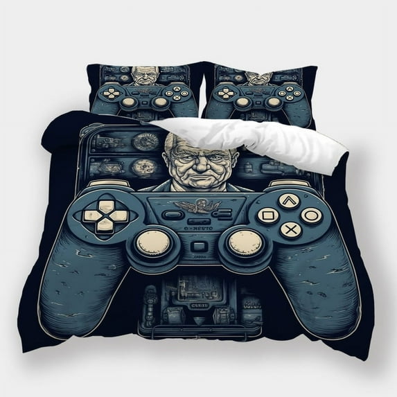 Bedding Set Game Theme Duvet Cover Set Kids Adult Newly Design Home Dormitory Bedspreads,King (90"x104")