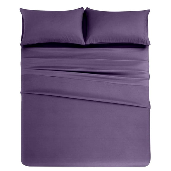 Bedding Set Size 4 Piece Bed Sheet Set Soft Microfiber Comforter Cover With Pillowcases For Bedroom Home Dark Bed Sheets Size Fitted Sheet Set Nylon Bed Sheets Silk Deep Pocket Sheets Flannel Sheets