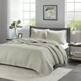 thumbnail image 1 of Bedding Sets, 3 Piece Quilt Set Cream King/Cal King, Bed Sets, Comforter Sets,, 1 of 11