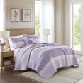 thumbnail image 1 of Bedding Sets 4 PCS King/Cal King Seersucker Quilt Set with Throw,Bed Sets, 1 of 20