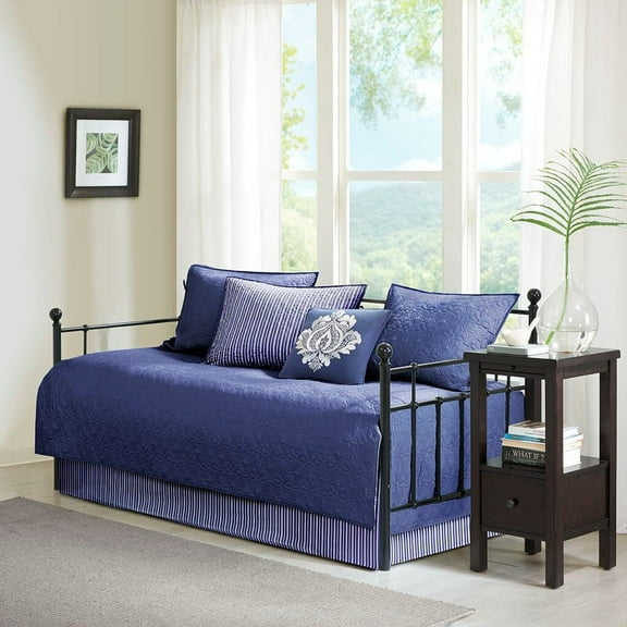 Bedding Sets 6 Piece Reversible Daybed Cover Set Navy Daybed,Bed Sets
