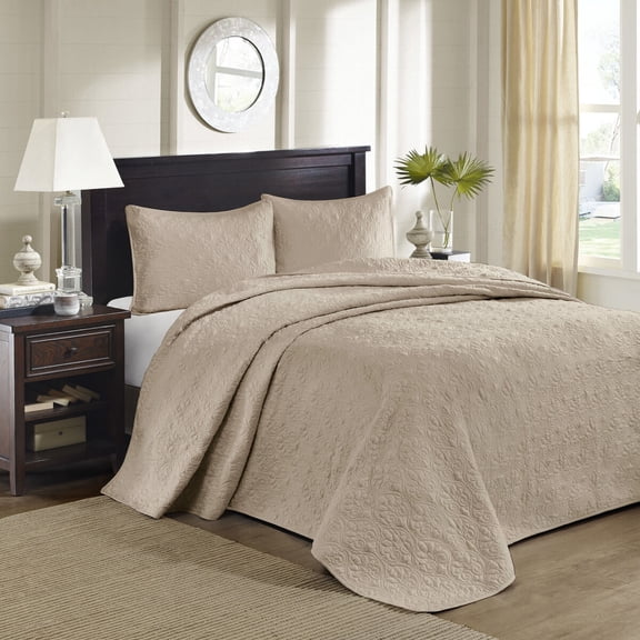 Bedding Sets, Reversible Quilt Set Khaki King/Cal King, Bed Sets, Comforter Sets,