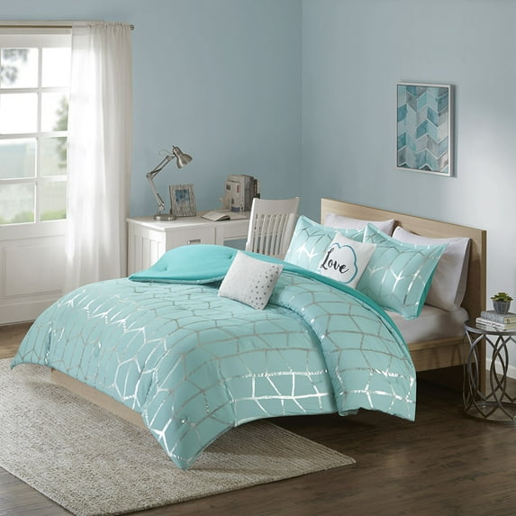 Bedding Sets, Twin/Twin XL Metallic Printed Comforter Set, Bed Sets, Comforter Sets,
