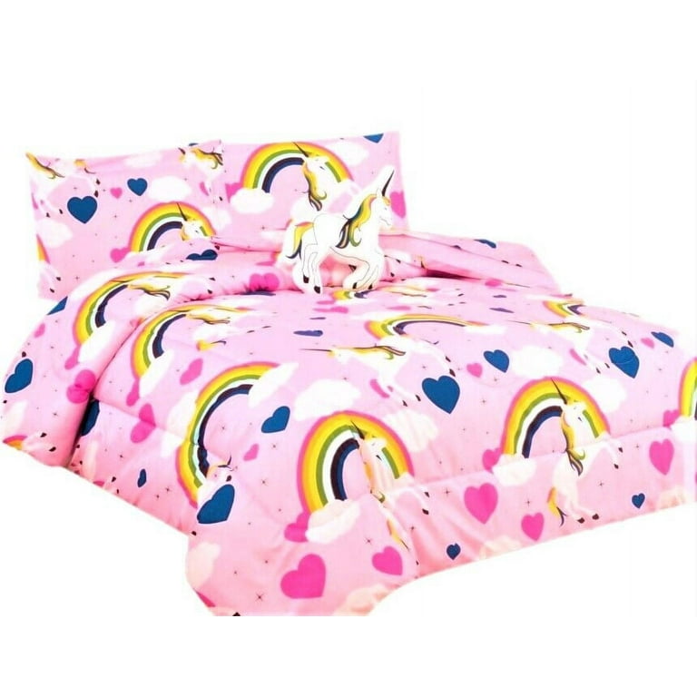 Unicorn bed set walmart deals