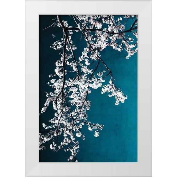 Beddoes, Ingrid 11x14 White Modern Wood Framed Museum Art Print Titled - White Blossoms