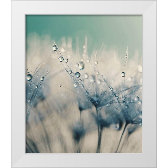 Beddoes, Ingrid 12x13 White Modern Wood Framed Museum Art Print Titled - Bashful Blue