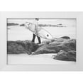 thumbnail image 1 of Beddoes, Ingrid 14x11 White Modern Wood Framed Museum Art Print Titled - Surf II, 1 of 4