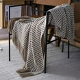 thumbnail image 1 of Bedduvit Plaid Throw Blanket for Couch, Soft Plaid Blanket Wiz Tassels, Cozy Lightweight Couch Plaid Throw Blanket for Sofa Bed, Couch and Home Decor(Light Gray, 50x66), 1 of 7