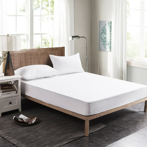 Bedecor Cotton Terry Mattress Protector Waterproof & Hypoallergenic Mattress Cover King