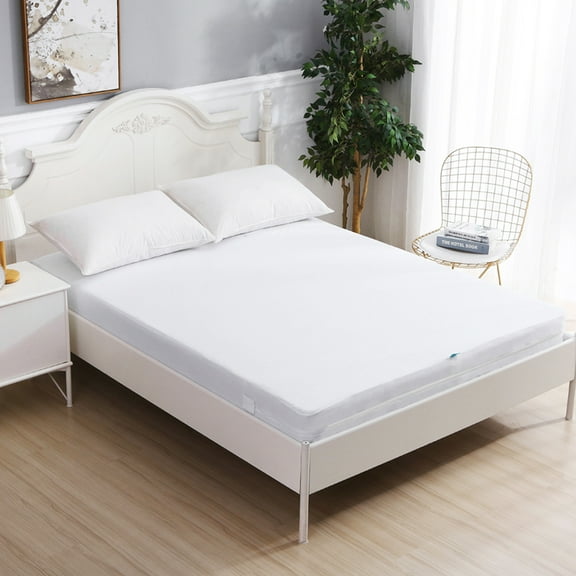Bedecor Six-sided Mattress Encasement Waterproof & Hypoallergenic Zippered Mattress Protector Queen