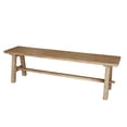 thumbnail image 1 of Bedford 59" Bench "A" Base, Brushed Smoke, 1 of 8