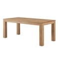 thumbnail image 1 of Bedford 75" Rect. Dining Table Square Legs, Brushed Smoke, 1 of 9