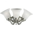 thumbnail image 1 of Bedford Collection Three-Light Brushed Nickel Etched Alabaster Glass Traditional Bath Vanity Light, 1 of 7