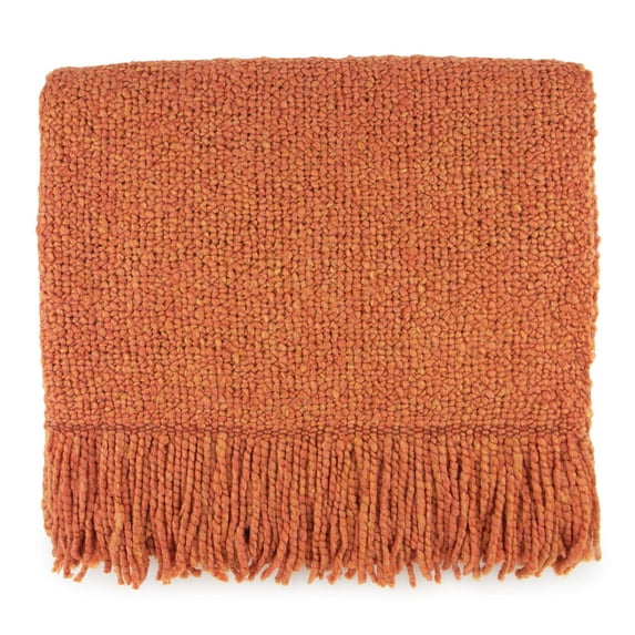 Bedford Cottage Campbell Throw Blanket, Pumpkin Spice (311-063)