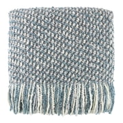 Bedford Cottage Mesa Throw, 50x70, Mist, Acrylic/Polyester Blend, USA