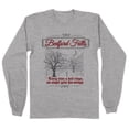 thumbnail image 1 of Bedford Falls Long Sleeve Shirt Unisex 2X-Large Grey, 1 of 5