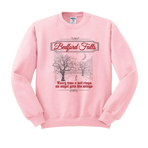 Bedford Falls Sweatshirt Unisex 3X-Large Pink