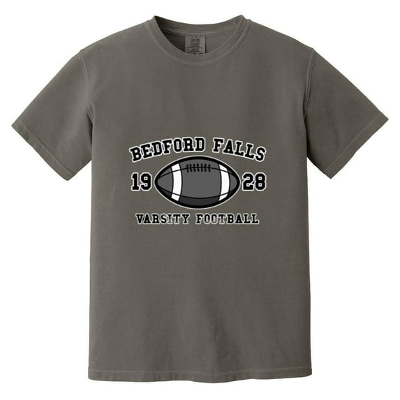 Bedford Falls Varsity Football It's A Wonderful Life Comfort Color T-Shirt, Unisex, up to size 4XL