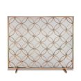 thumbnail image 1 of Bedford Fireplace Screen in Brushed Brass Finish, 1 of 6