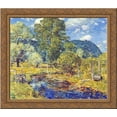 thumbnail image 1 of Bedford Hills 24x20 Gold Ornate Wood Framed Canvas Art by Childe Hassam, 1 of 2