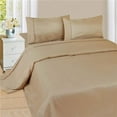 thumbnail image 1 of Bedford Home 66A-05663 1200 Series Sheet Set, Twin Size & Extra Large - Taupe, 1 of 1