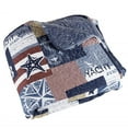 thumbnail image 1 of Bedford Home 66A-05945 3 Piece Quilt Set Patriotic Americana - King Size, 1 of 1