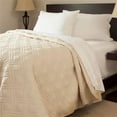 thumbnail image 1 of Bedford Homes 66A-25801 Solid Color Bed Quilt - Twin Size - Ivory, 1 of 7