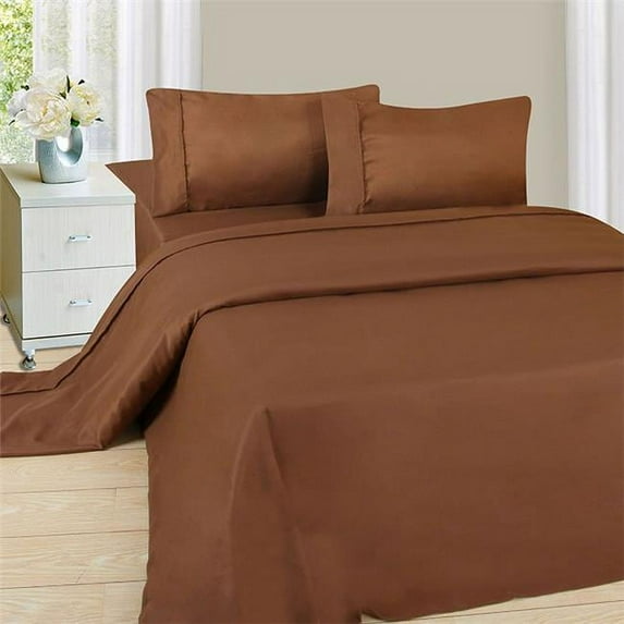 Bedford Homes 66A-34086 1200 Series 4 Piece Full Size Sheet Set - Chocolate