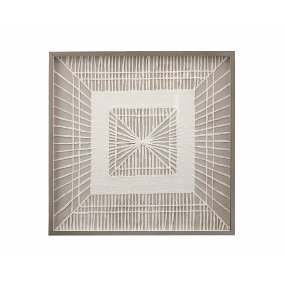 Bedford Wall Art in Beige Engineered Wood