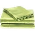 thumbnail image 1 of Bedify Bedding 100% Pure Silk Satin Sheet Set 4pcs,Silk Fitted Sheet 15"Deep Pocket Mattress fit,Silk Flat Sheet&Silk Pillowcases Set Cool Soft Silk Sheets|Wrinkle Free Fade Resistant Short Queen Sage, 1 of 6