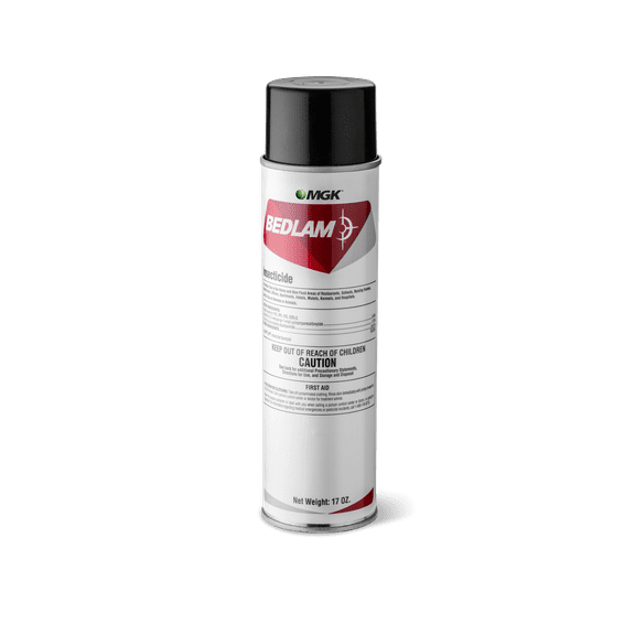 Bedlam Bed Bug Spray Insecticide - Eliminates Bedbugs, Lice & Dust Mites - 17 oz Aerosol by MGK