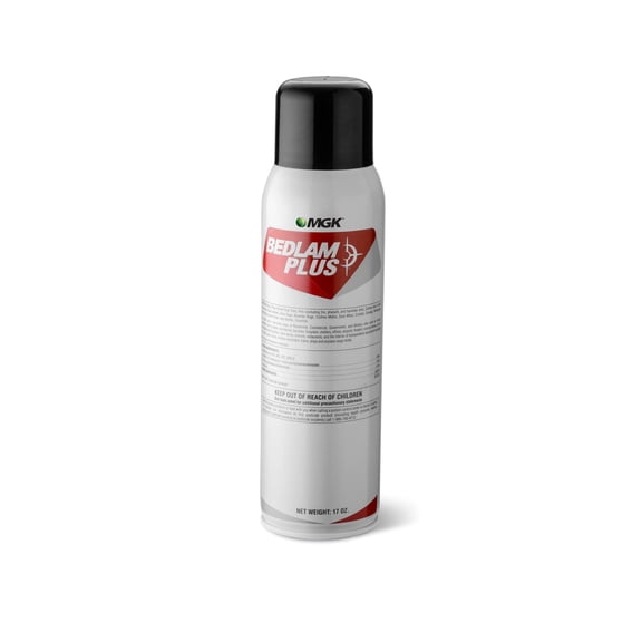Bedlam Plus Bed Bug Insect Repellent Aerosol Spray 17 oz, Clear