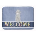 thumbnail image 1 of Bedlington Terrier Blue Welcome Machine Washable Memory Foam Mat, 1 of 4