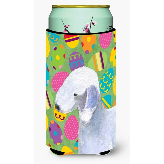 Bedlington Terrier Easter Eggtravaganza Tall Boy Hugger