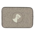 thumbnail image 1 of Bedlington Terrier In the Kitchen Dish Drying Mat, 1 of 2