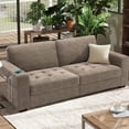 Bedluxury 89'' Comfy Sofa Couch for Living Room, Modern Deep Seat Couch