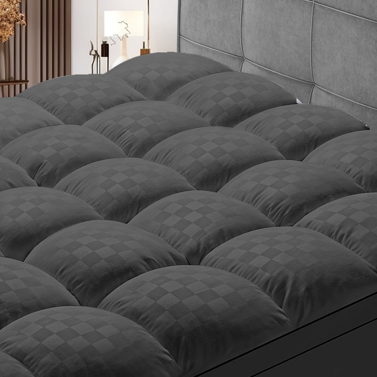 Bedluxury Queen Mattress Topper Extra Thick Pillowtop Mattress Pad