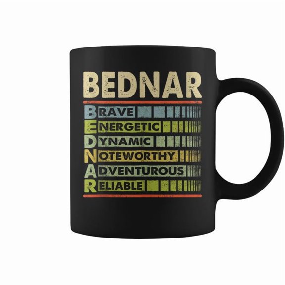 Bednar Family Name Bednar Last Name Team Coffee Mugs